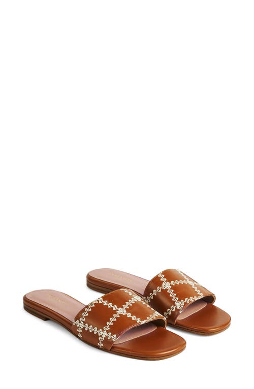 LK Bennett Hema Slide Sandal Saddle at Nordstrom,