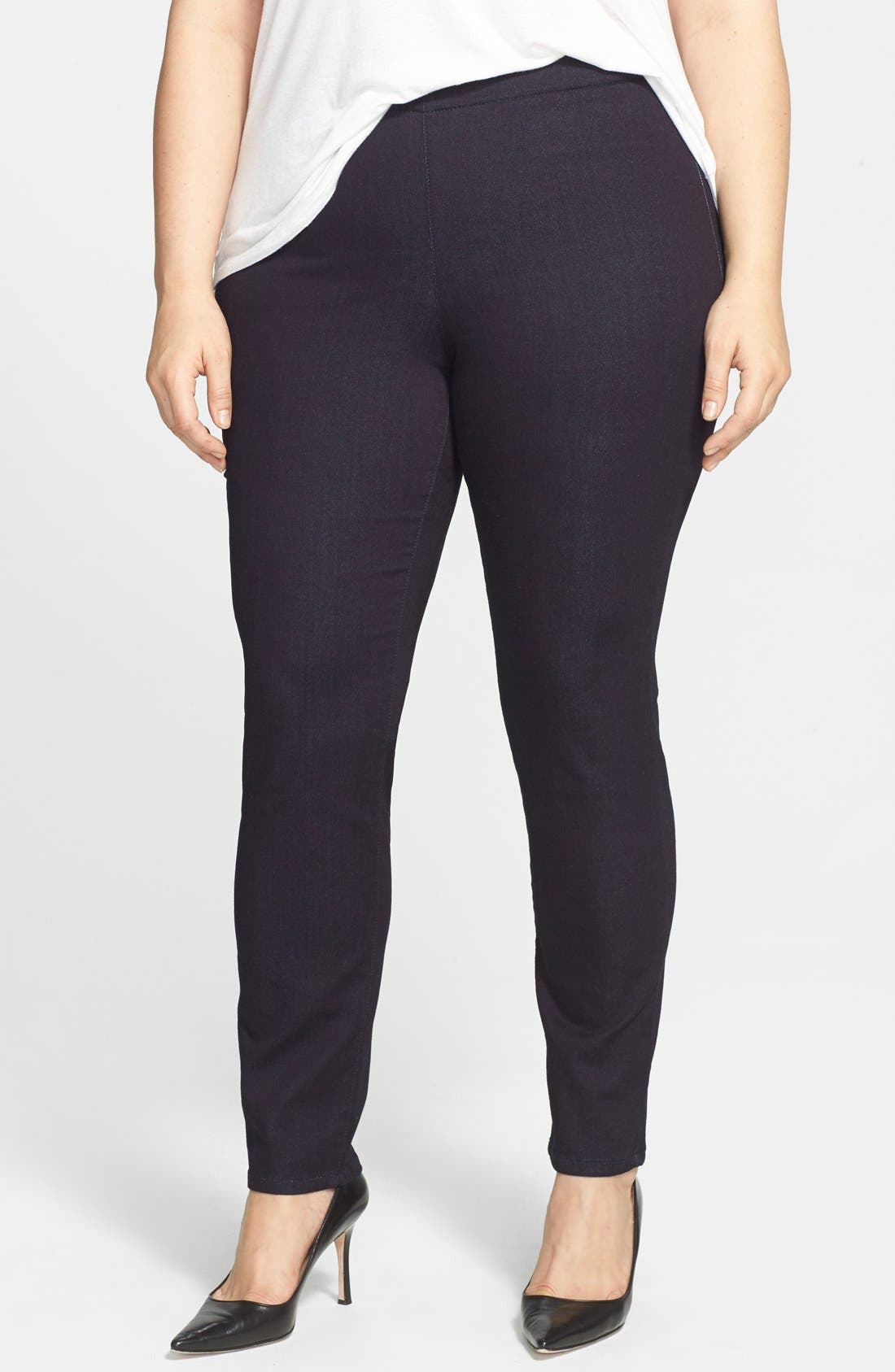 NYDJ 'Evie' PullOn Knit Denim Leggings (Plus Size) Nordstrom