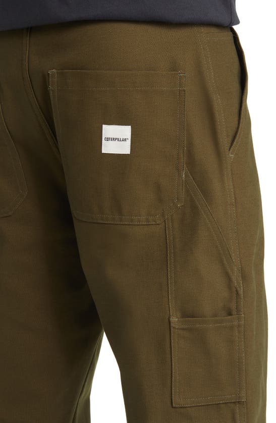 Cat Wwr Canvas Carpenter Trousers In Military Green ModeSens