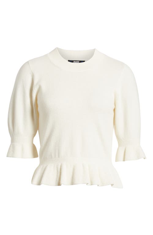 Shop Paige Sabelina Merino Wool Blend Sweater In Ivory