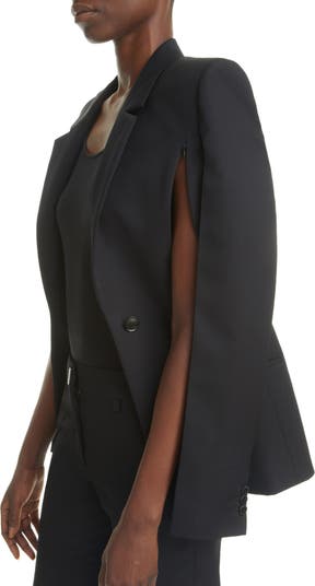 Givenchy Convertible Wool & Mohair Cape Jacket | Nordstrom
