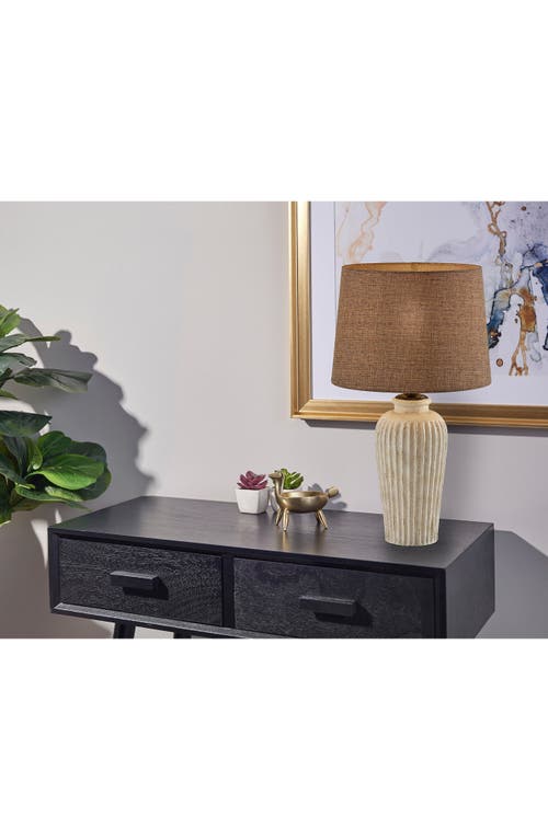 Adesso Lighting Callista Table Lamp In White Ceramic