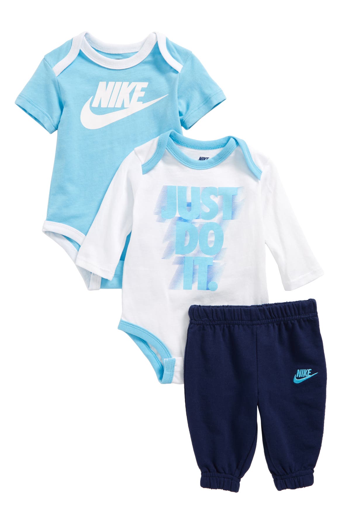 Nike 3-Piece Bodysuit & Jogger Pants Set (Baby Boys) | Nordstrom