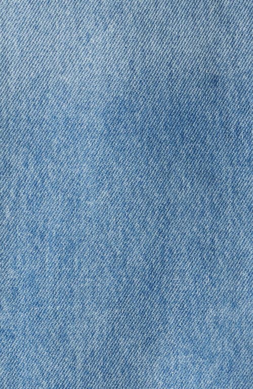 Hidden Jeans Oversize Denim Cargo Vest In Medium Wash
