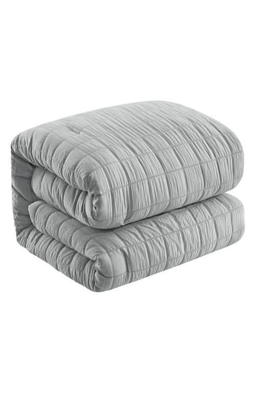 Shop Chic Jessa Washed Garment Dyed 7-piece Comforter Set In Grey