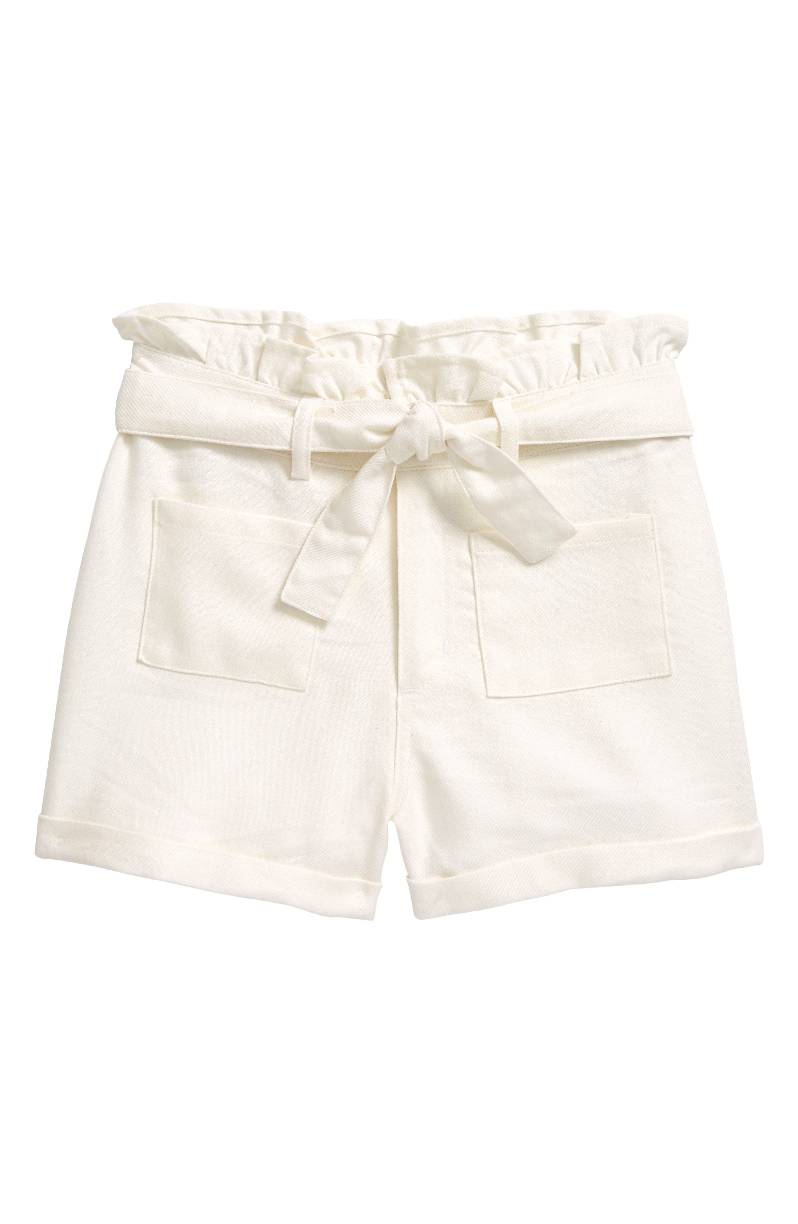 white shorts for girl