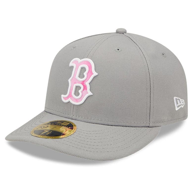 New Era Gray Boston Red Sox 2022 Mother's Day Onfield Low Profile
