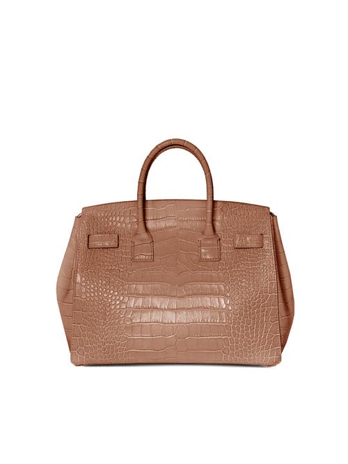 Teddy Blake Gigi Croco Gold 11" In Darkblush