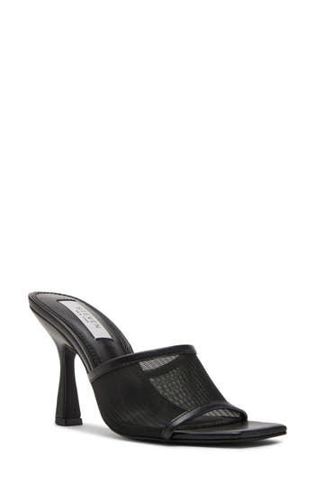 Steven New York Lydia Mesh Sandal In Black
