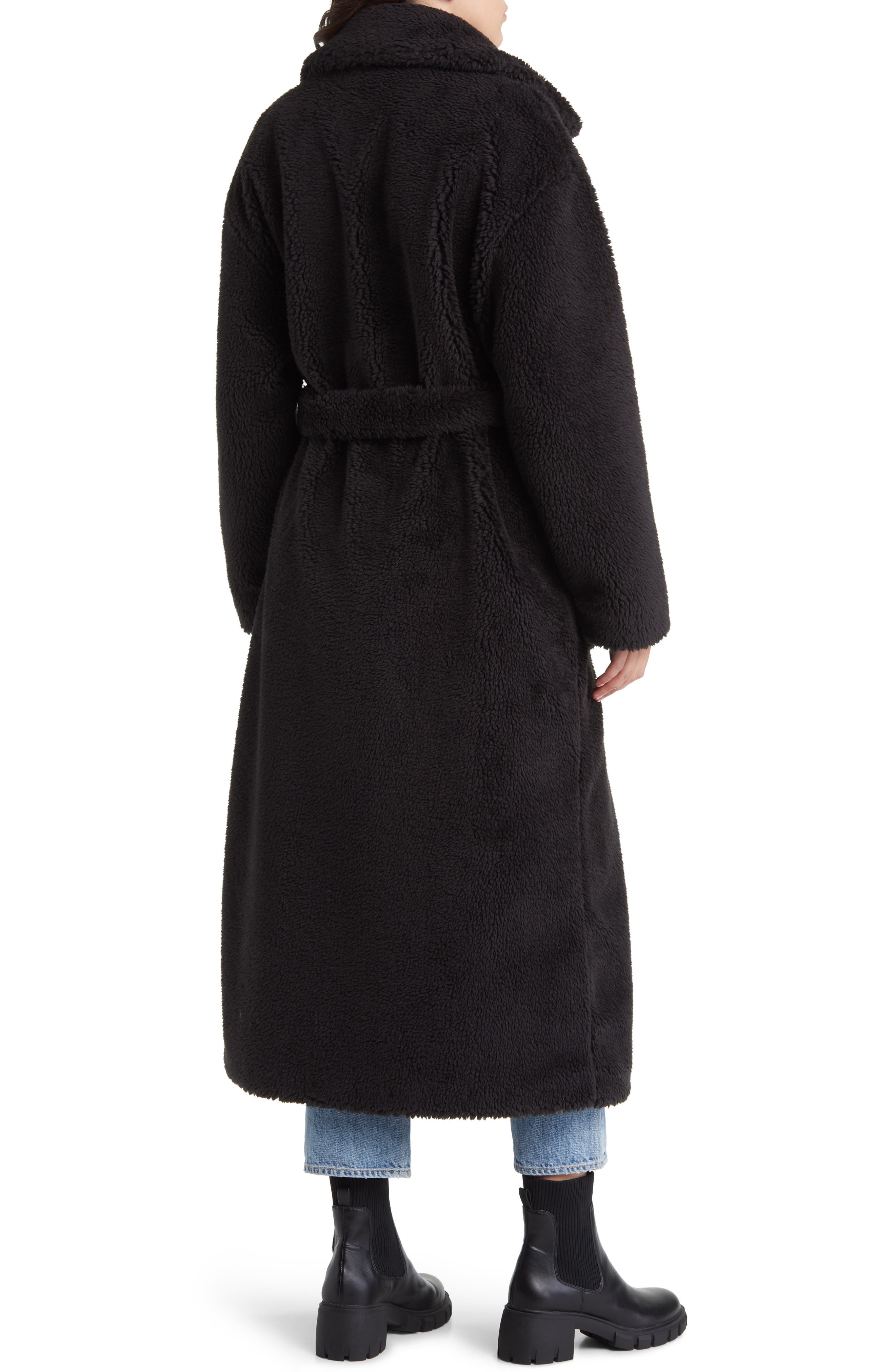 UGG® Alesandra Faux Fur Wrap Coat Nordstrom