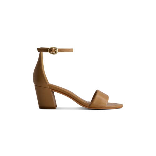 Bernardo Footwear Bowie Ankle Strap Heeled Sandal In Sand