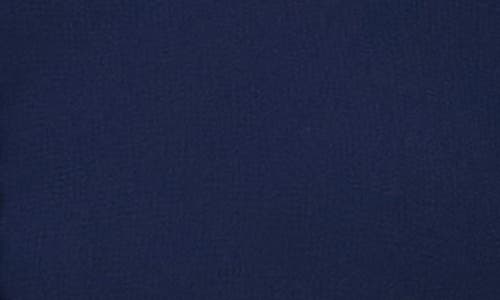 Cece Scallop Trim Button-up Shirt In Classic Navy Blue