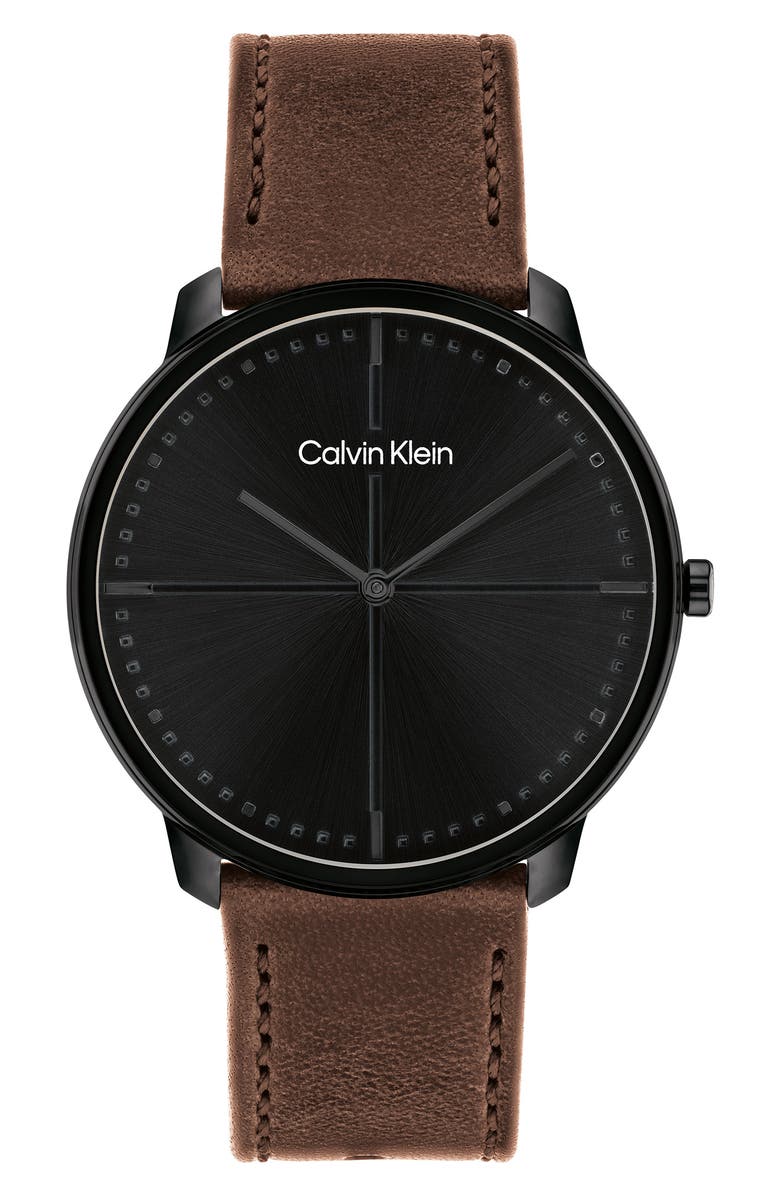 Calvin Klein CK Expressive Leather Strap Watch, 40mm | Nordstrom