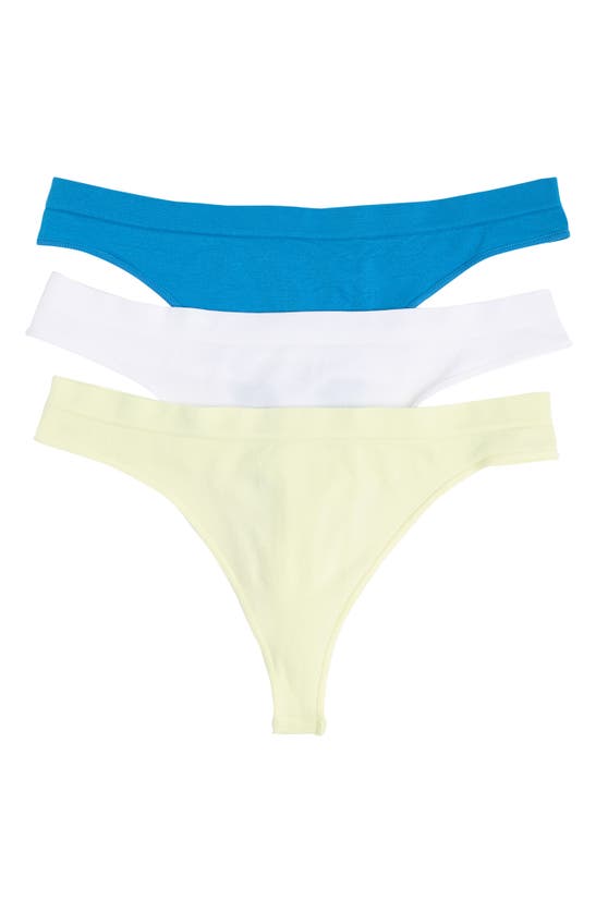 Abound Sammy Seamless Thong In Green Sheer Multi