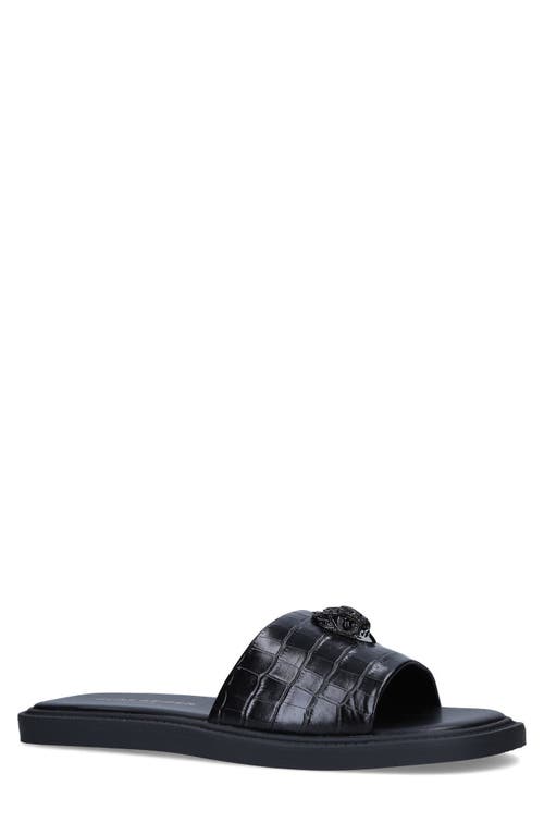 Oscar Slide Sandal in Black