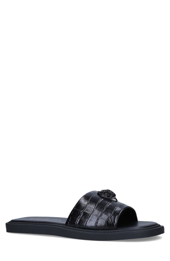 Kurt Geiger Oscar Slide Sandal In Black