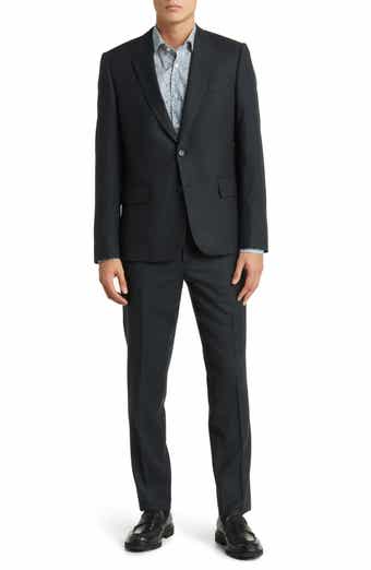 Black Men'S Suits Male Casual Striped Print Two Piece Suit Zipper Collar  Long Sleeve Top Blouse Suit Drawstring Pocket Pants Set 