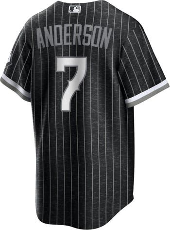 Youth Chicago White Sox Tim Anderson Nike Black City Connect Replica Player  Jersey