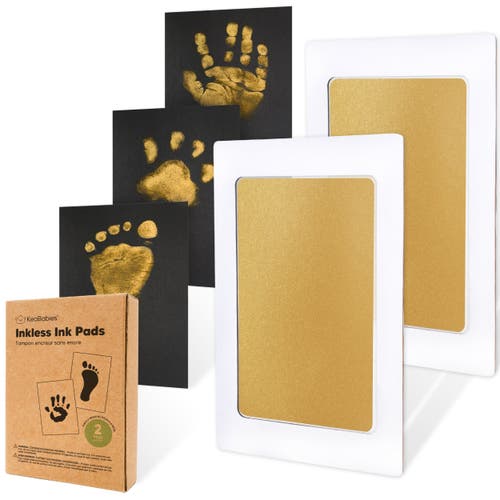 KeaBabies 2-Pack Inkless Ink Pads in Gold at Nordstrom, Size Medium