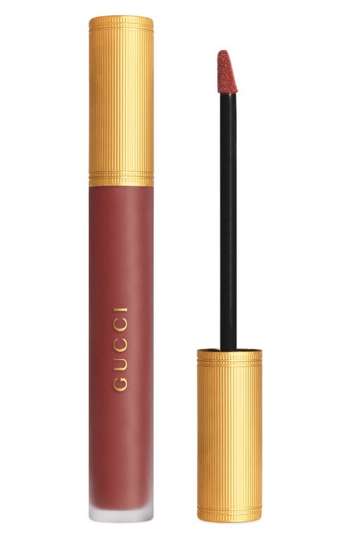 Gucci Rouge À Lèvres Liquid Matte Lipstick in 203 Mildred Rosewood at Nordstrom