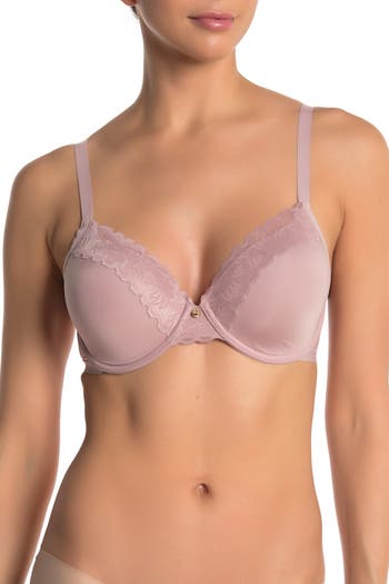 Natori Feathers Nude Underwire Contour Front Clasp T-Back Bra Size 32D Tan  - $23 - From Christine