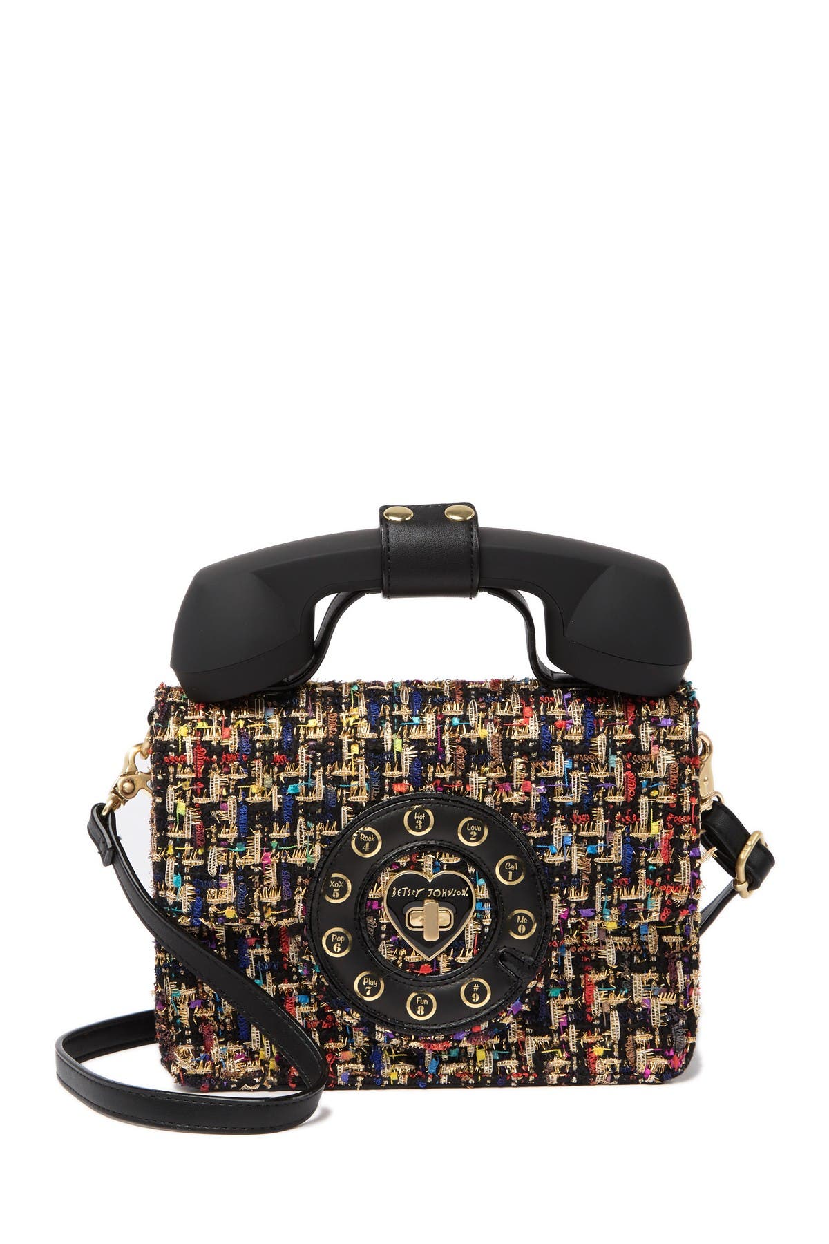 betsey johnson answer me phone bag