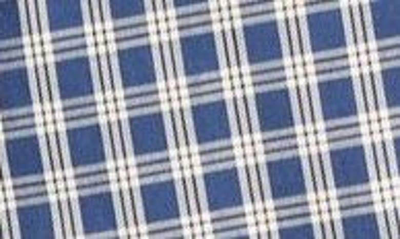 Shop Commission Ivy Plaid Twisted Cotton Button-up Shirt In Blue Plaid