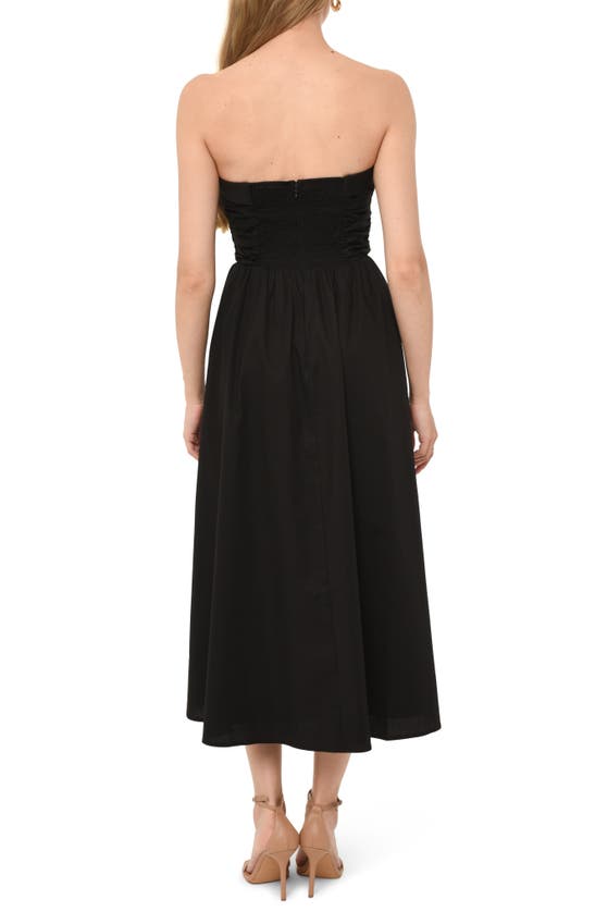 Wayf Convertible Strapless Dress In Black