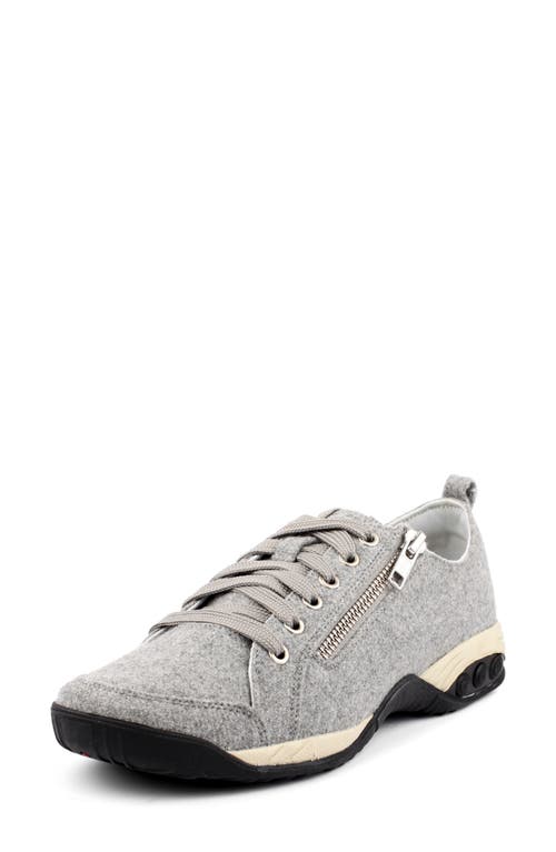 Sienna Sneaker in Light Grey Fabric