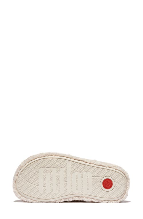 Shop Fitflop Iquishion D-luxe Slipper In Milk Ice