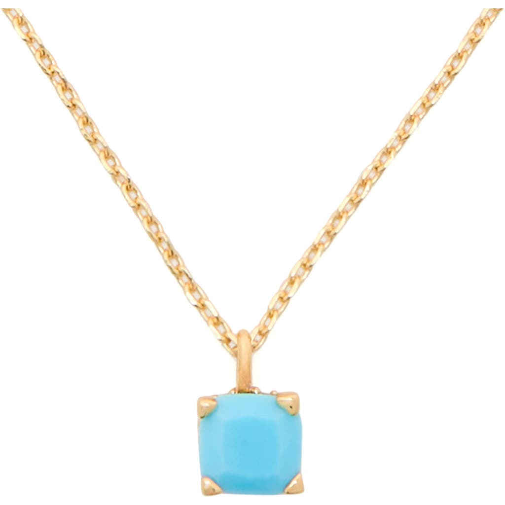 Kate Spade New York Square Pendant Necklace In Gold