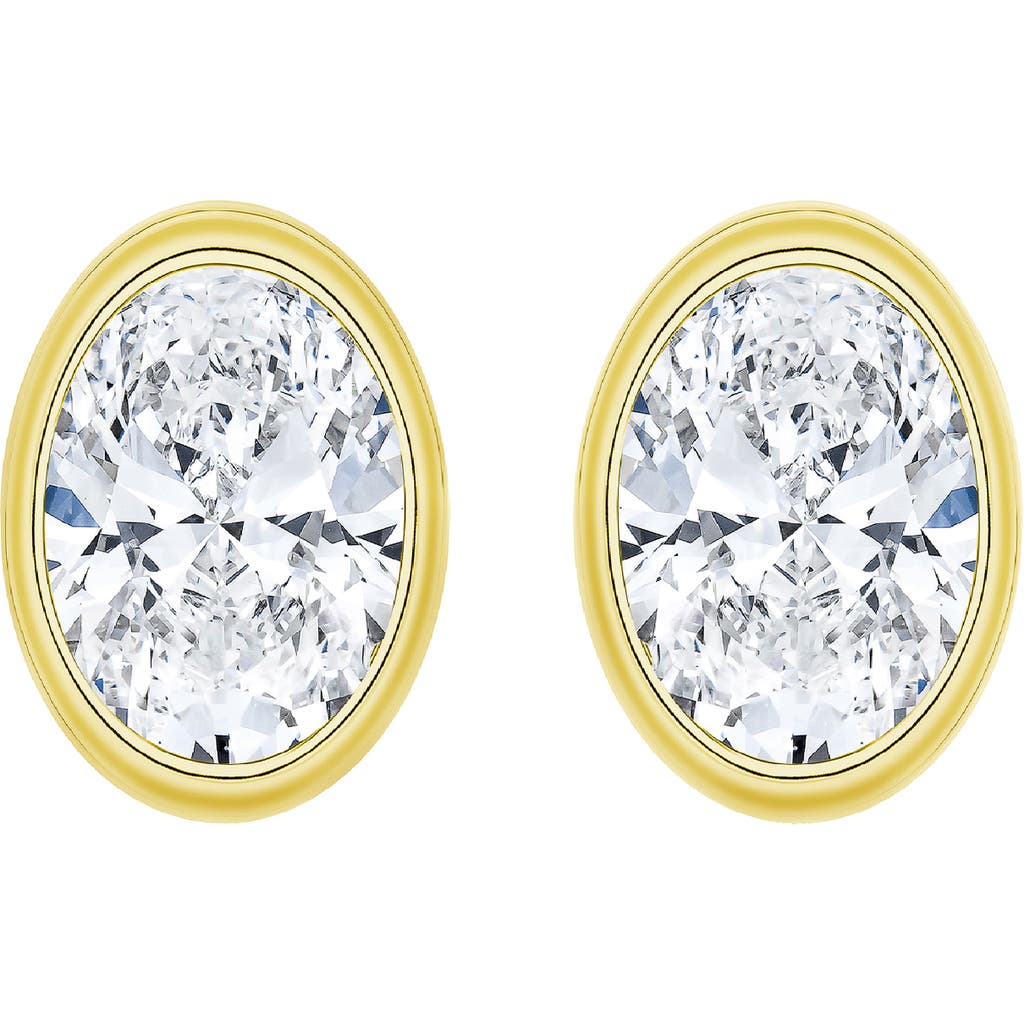 Mindi Mond Icon Diamond Stud Earrings In Yellow Gold/diamond