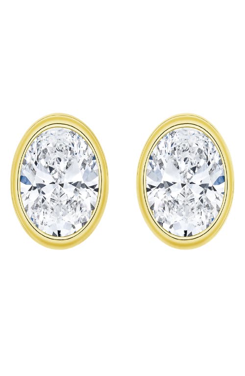 Icon Diamond Stud Earrings in Yellow Gold/Diamond