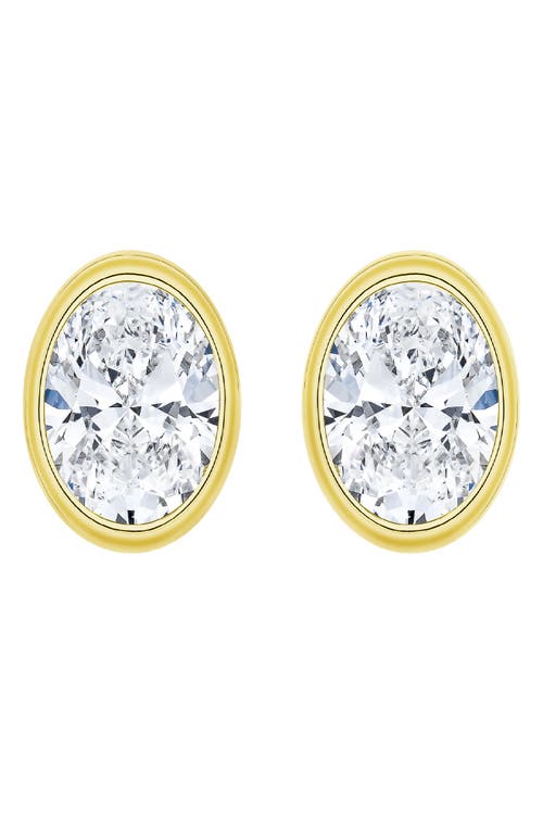 Shop Mindi Mond Icon Diamond Stud Earrings In Yellow Gold/diamond