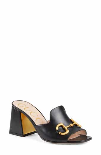 Gucci GG Chevron Matelassé Slide Sandal (Women)