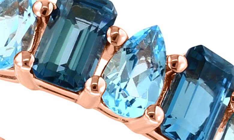 Effy 14k Yellow Gold London Blue Topaz & Blue Topaz Ring In Blue