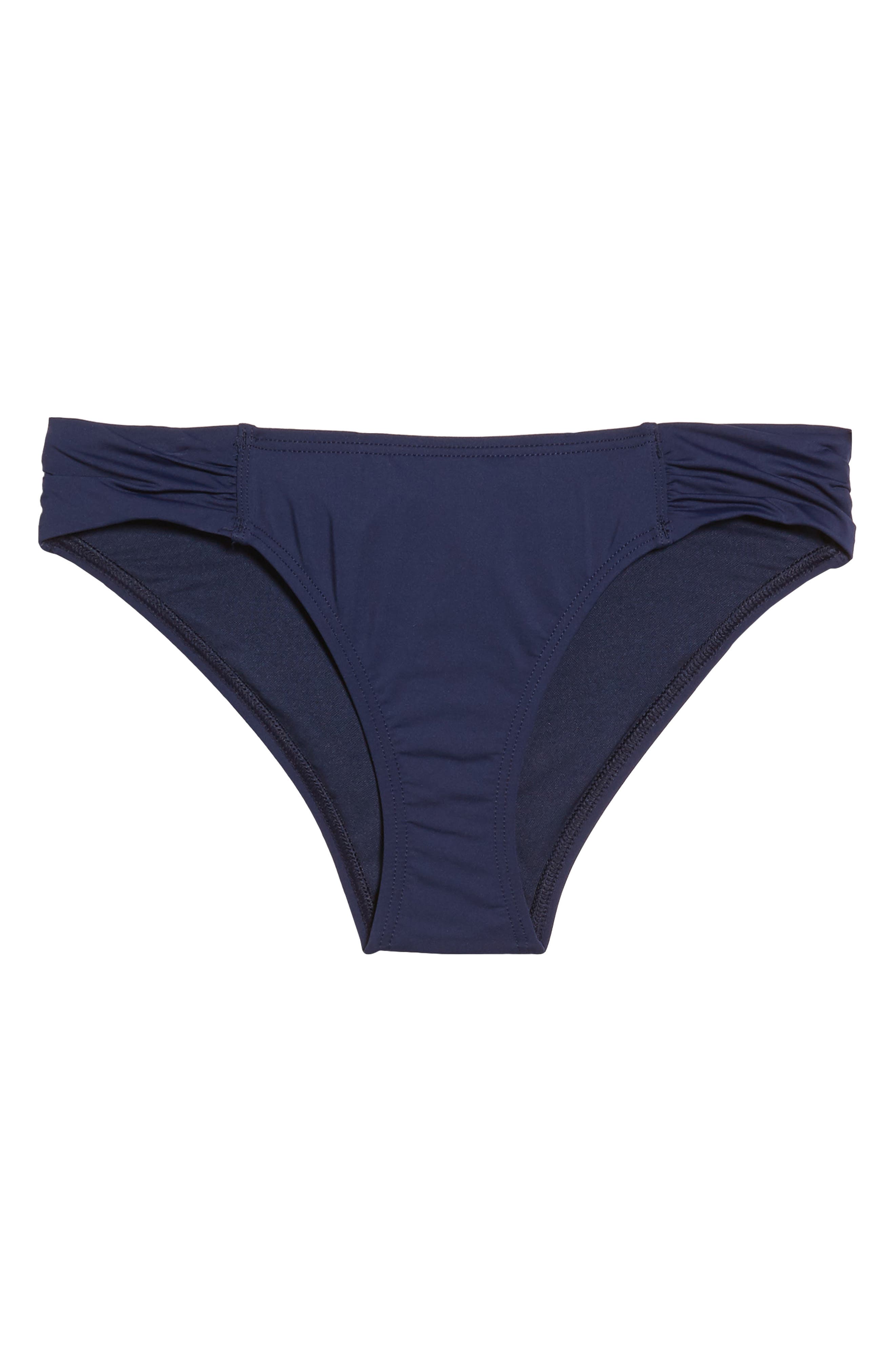UPC 023793392572 product image for Women's Tommy Bahama Side Shirred Hipster Bikini Bottoms, Size Medium - Blue | upcitemdb.com