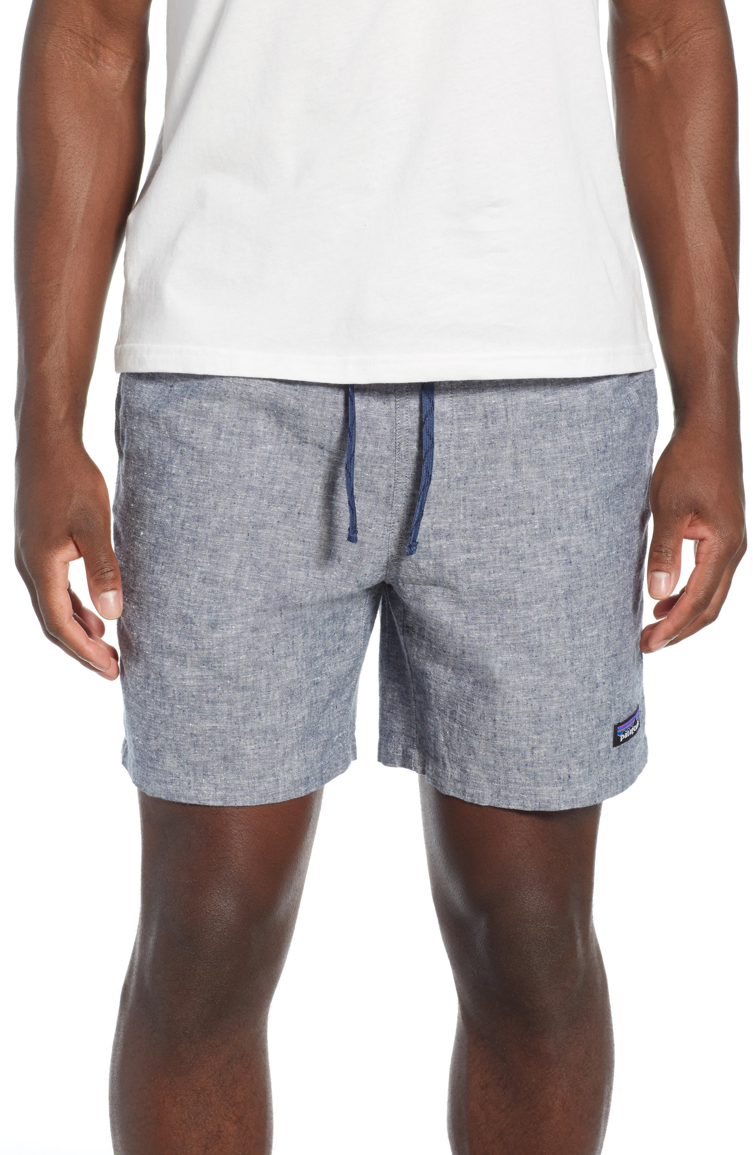 Patagonia Baggies Natural Hemp Blend Shorts, Blue