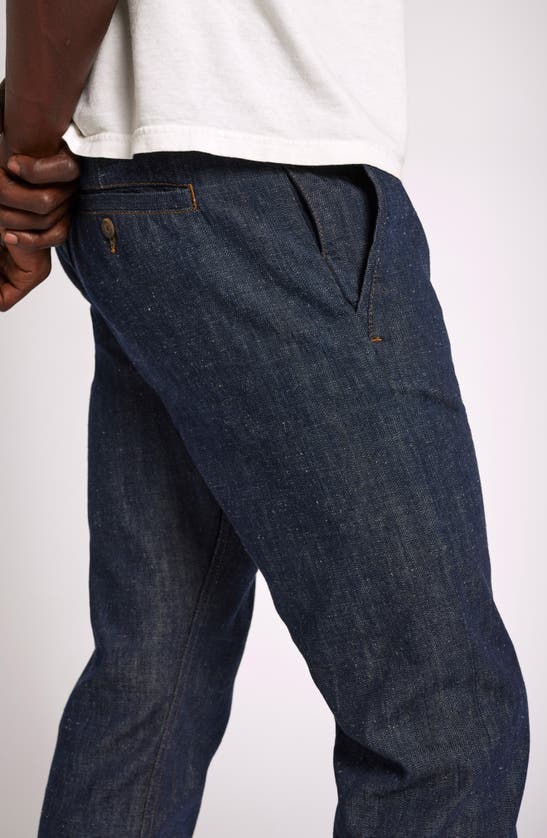 Shop Current Elliott The Nelson Slim Fit Denim Pants In Ink Selvage