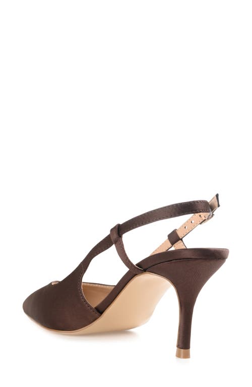 Shop Journee Collection Knightly Pump In Brown