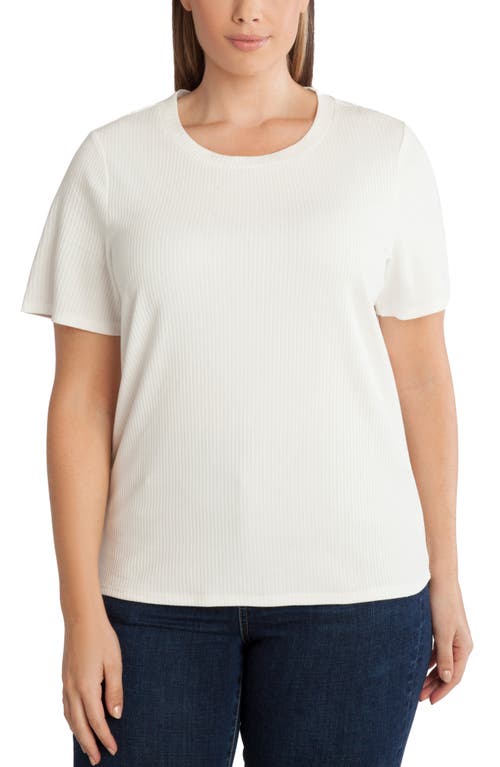 Adyson Parker Crewneck T-Shirt in White Macarons