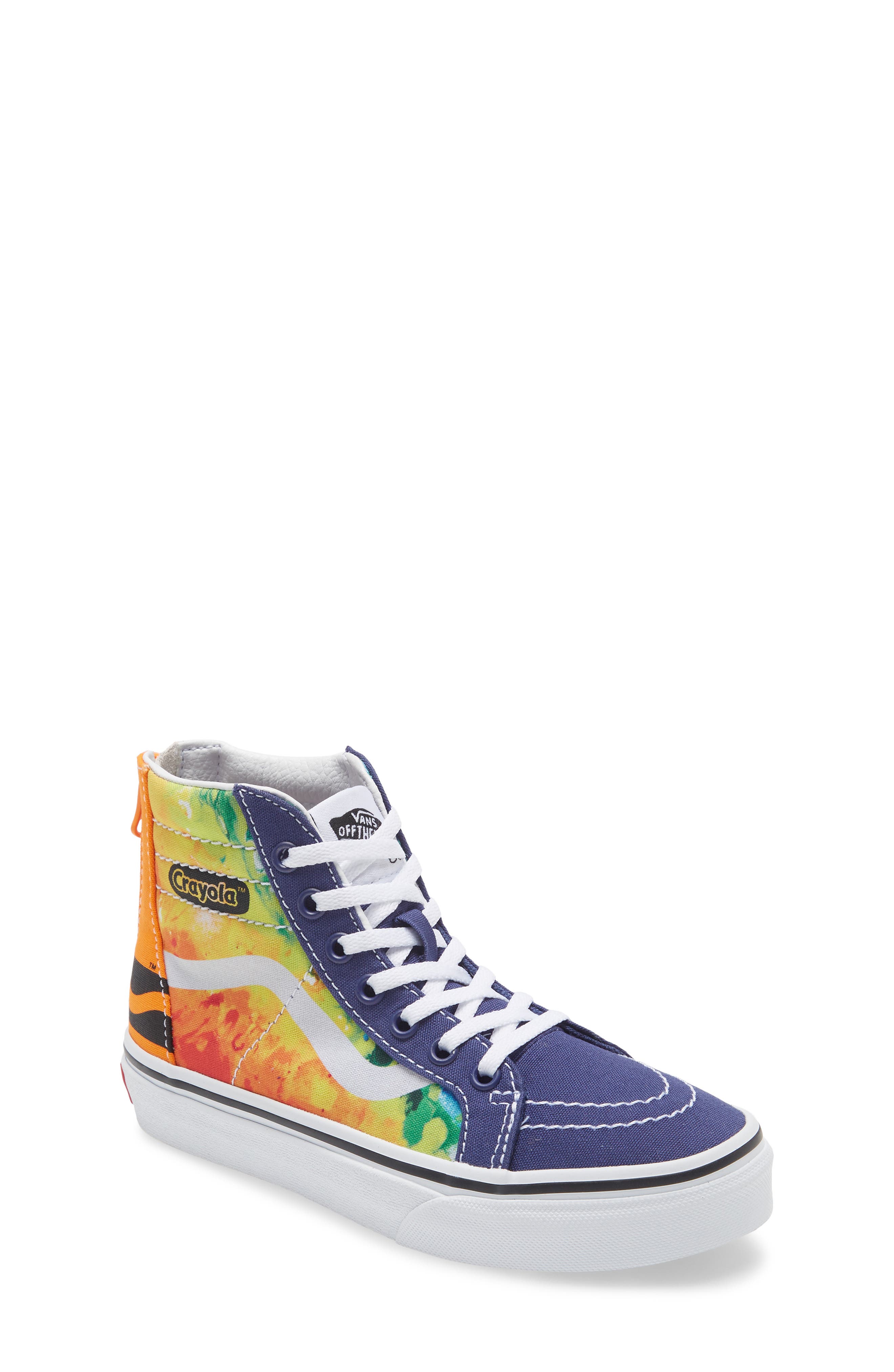 colourful vans high tops