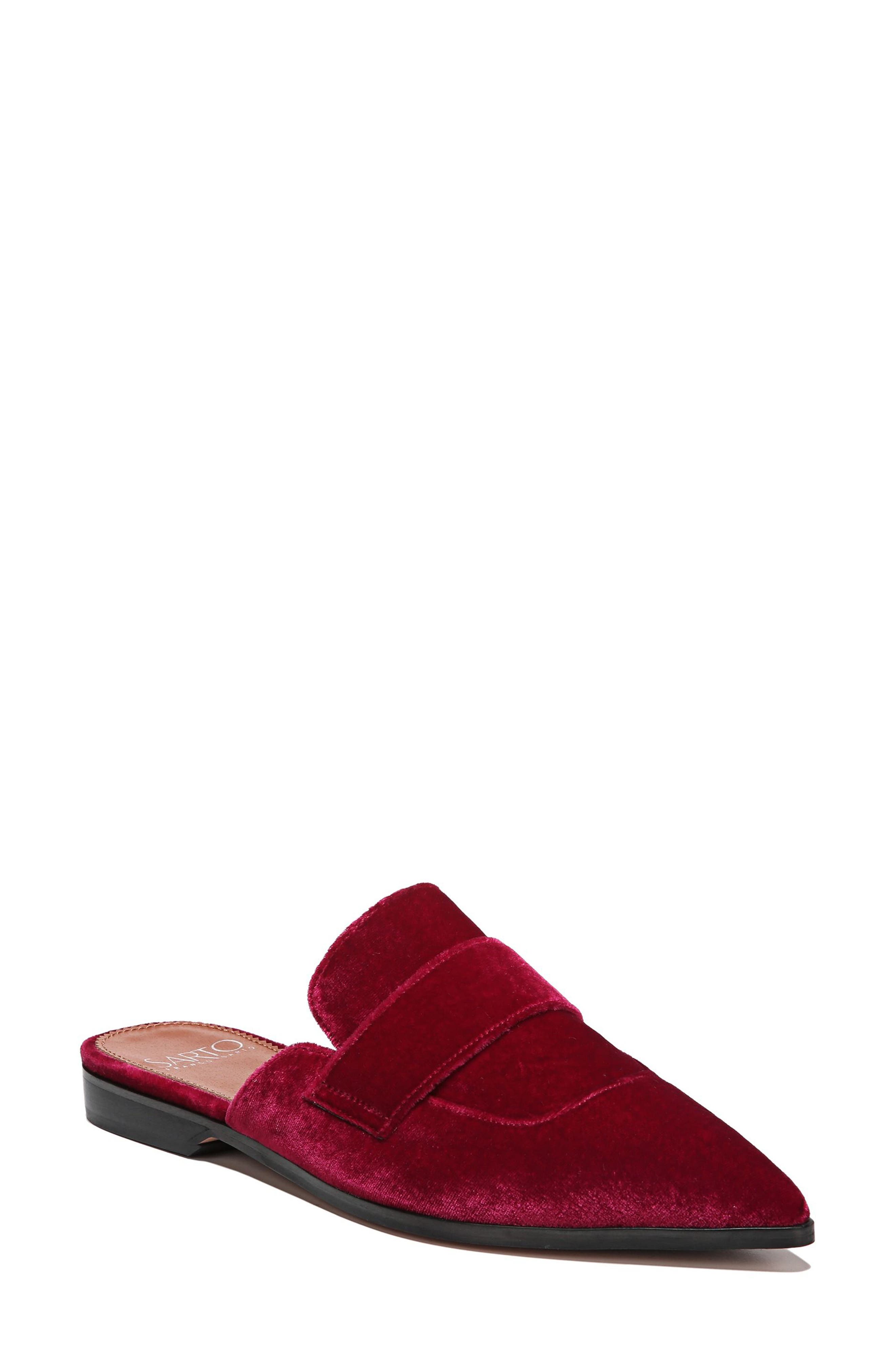 franco sarto red loafers