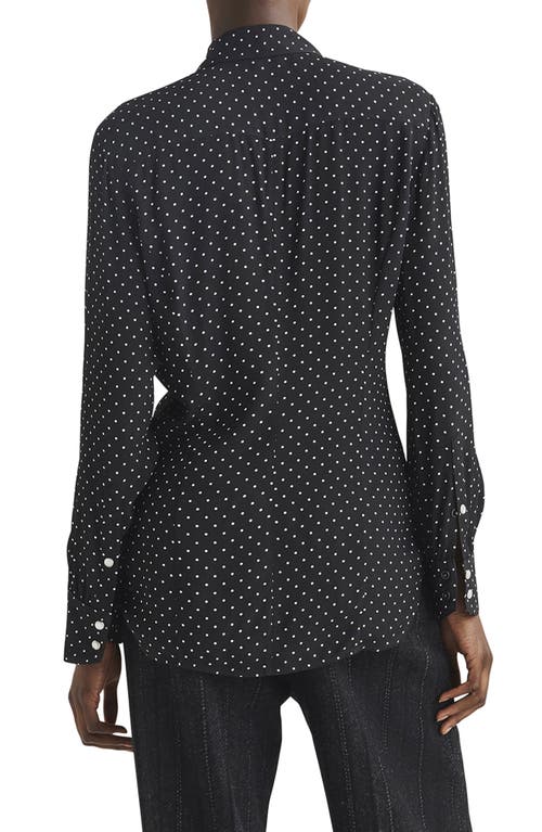 Shop Rag & Bone Faren Polka Dot Shirt In Polkadt