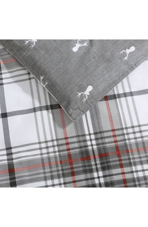 Eddie Bauer Alder Plaid Twin Comforter Set In Grey Multi