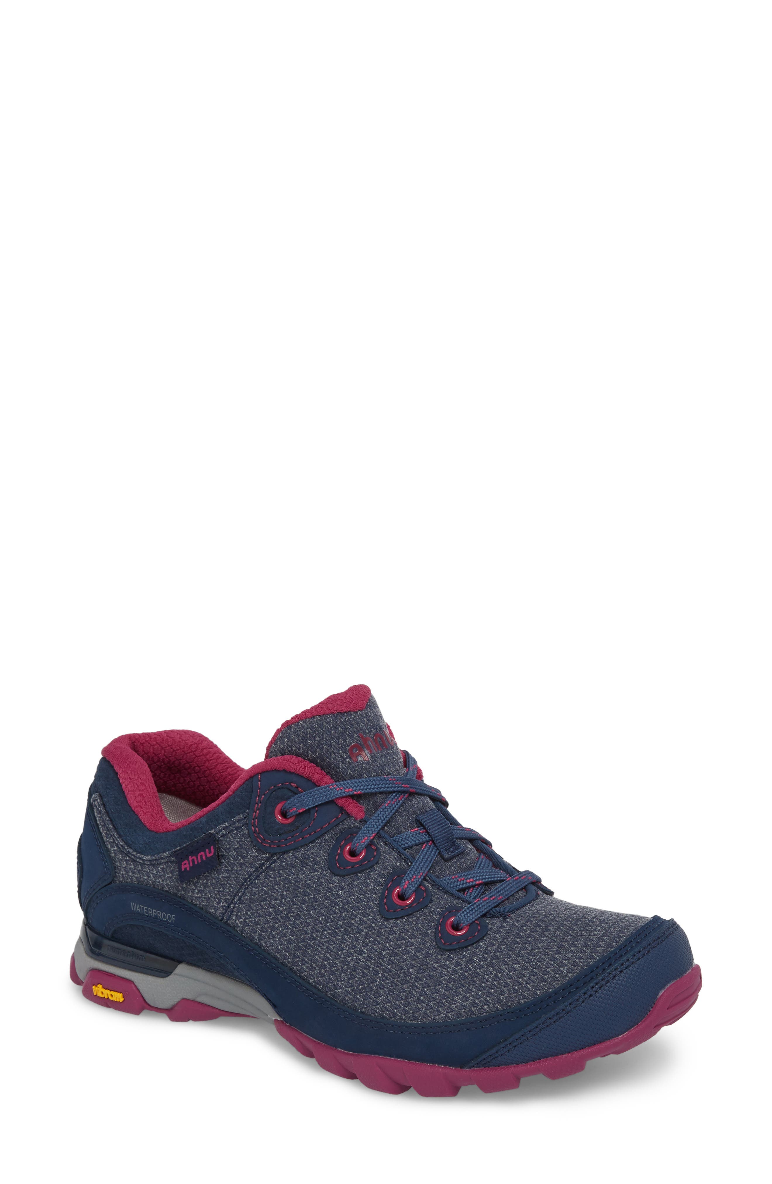 Ahnu By Teva Sugarpine Ii Waterproof Hiking Sneaker, Blue