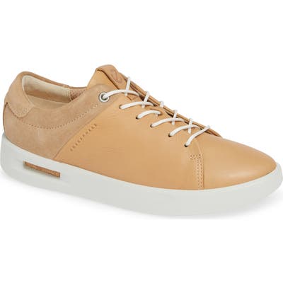Ecco Corksphere Waterproof Sneaker, Beige