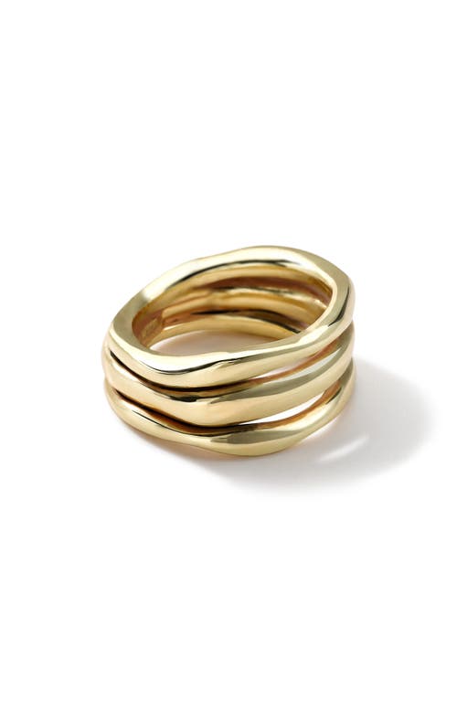 Ippolita Classico Squiggle Triple Band Ring in 18Kyg at Nordstrom, Size 7