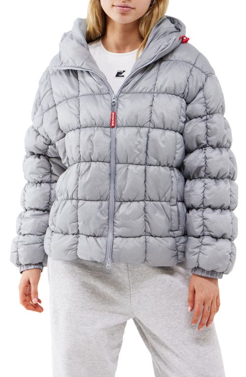iets frans Baffle Hooded Puffer Jacket in Grey30