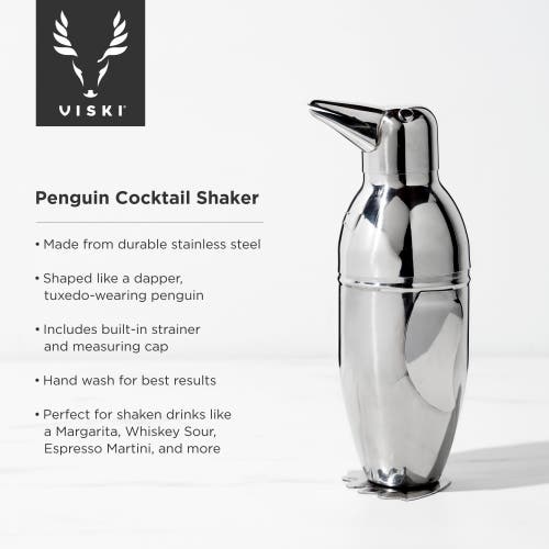 VISKI VISKI IRVING PENGUIN COCKTAIL SHAKER